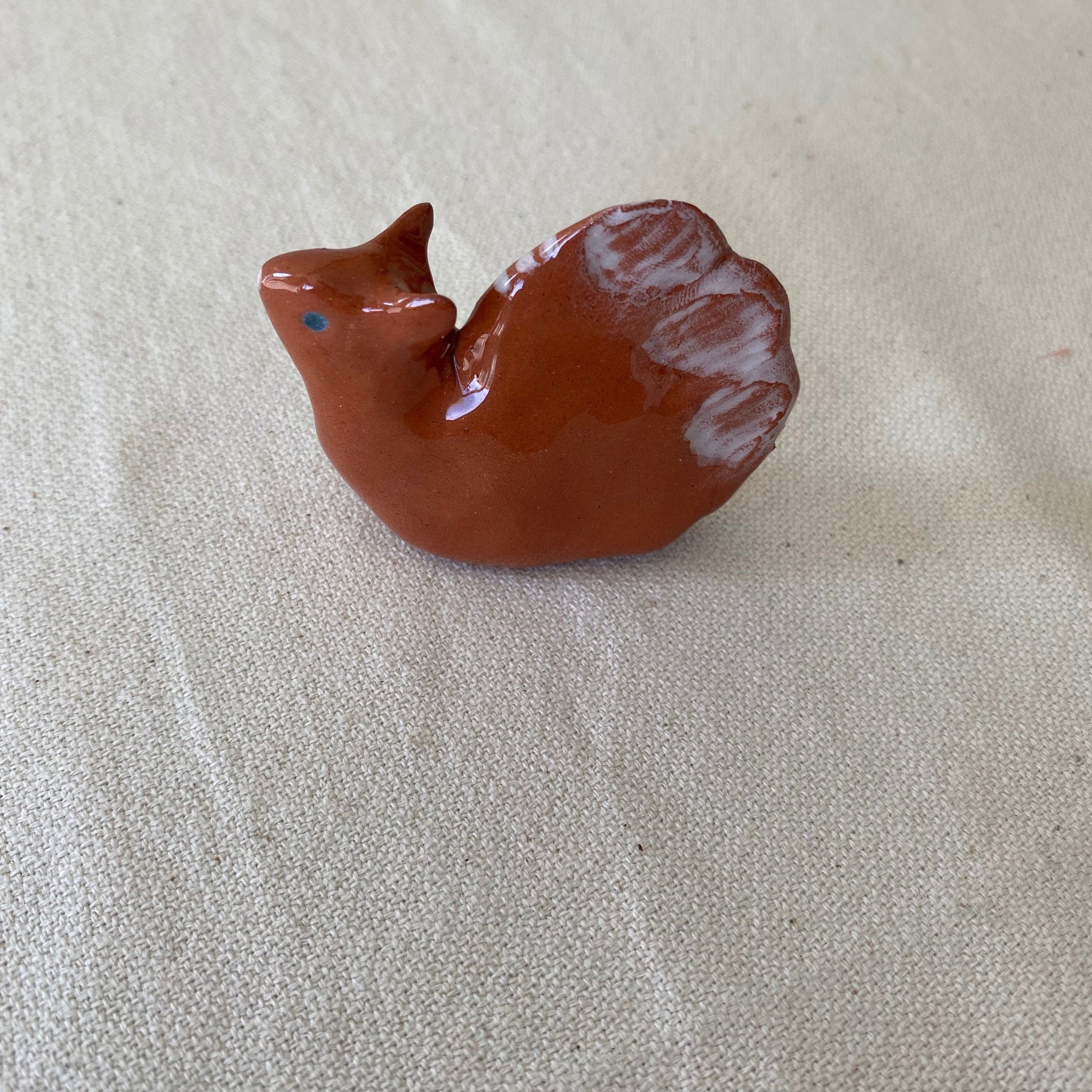 Handmade Ceramic Fish & Hedgehog Figurines: Tiny Animal Sculpture Set-7