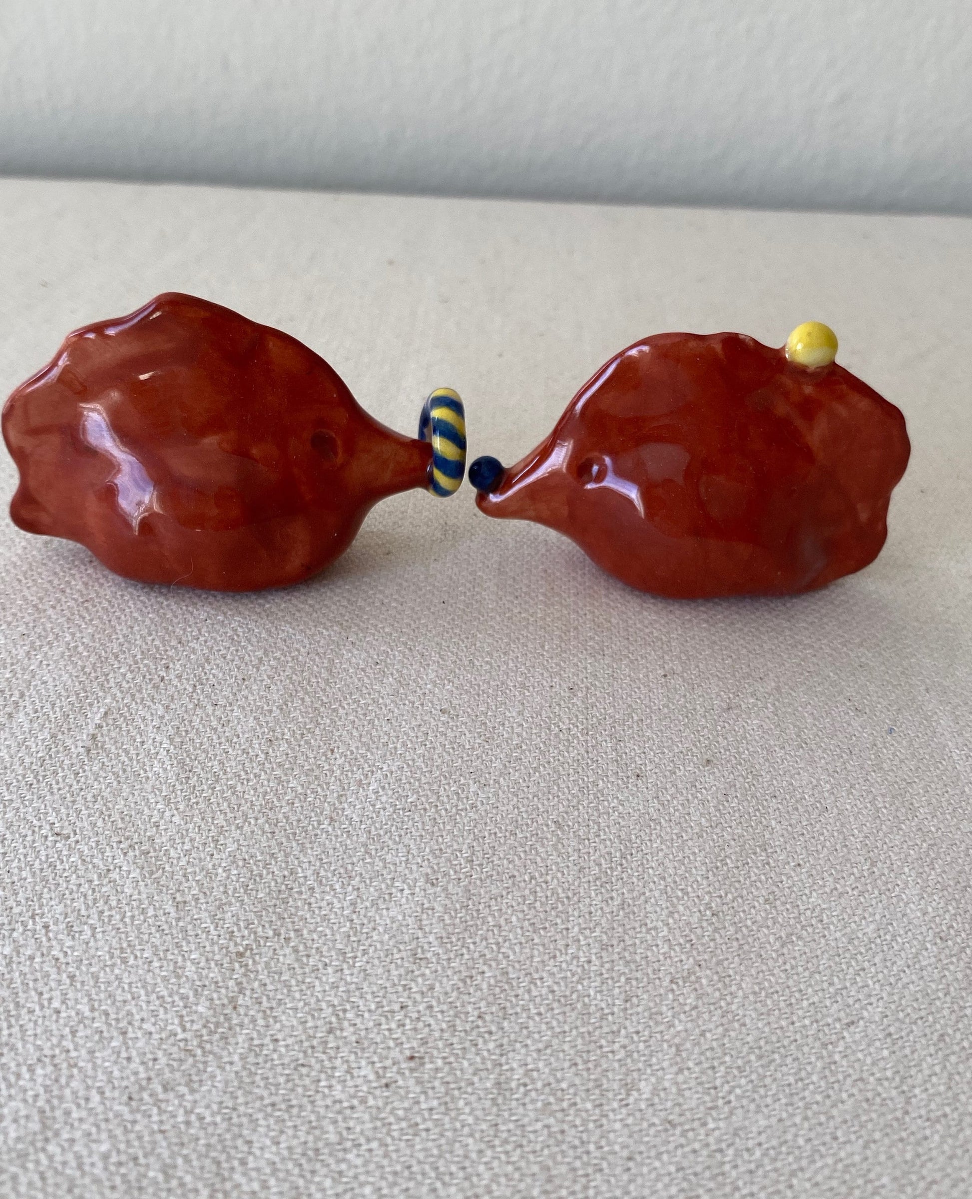 Handmade Ceramic Circus Figurine: Unique Toy Sculpture-4