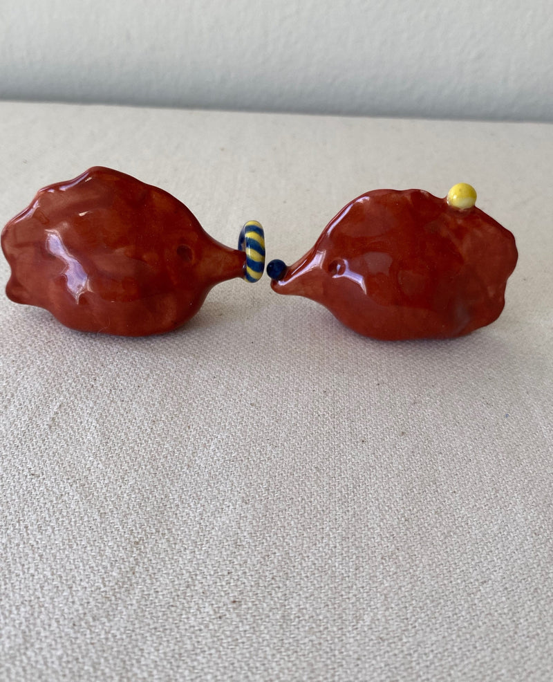 Handmade Ceramic Circus Figurine: Unique Toy Sculpture-zoom-