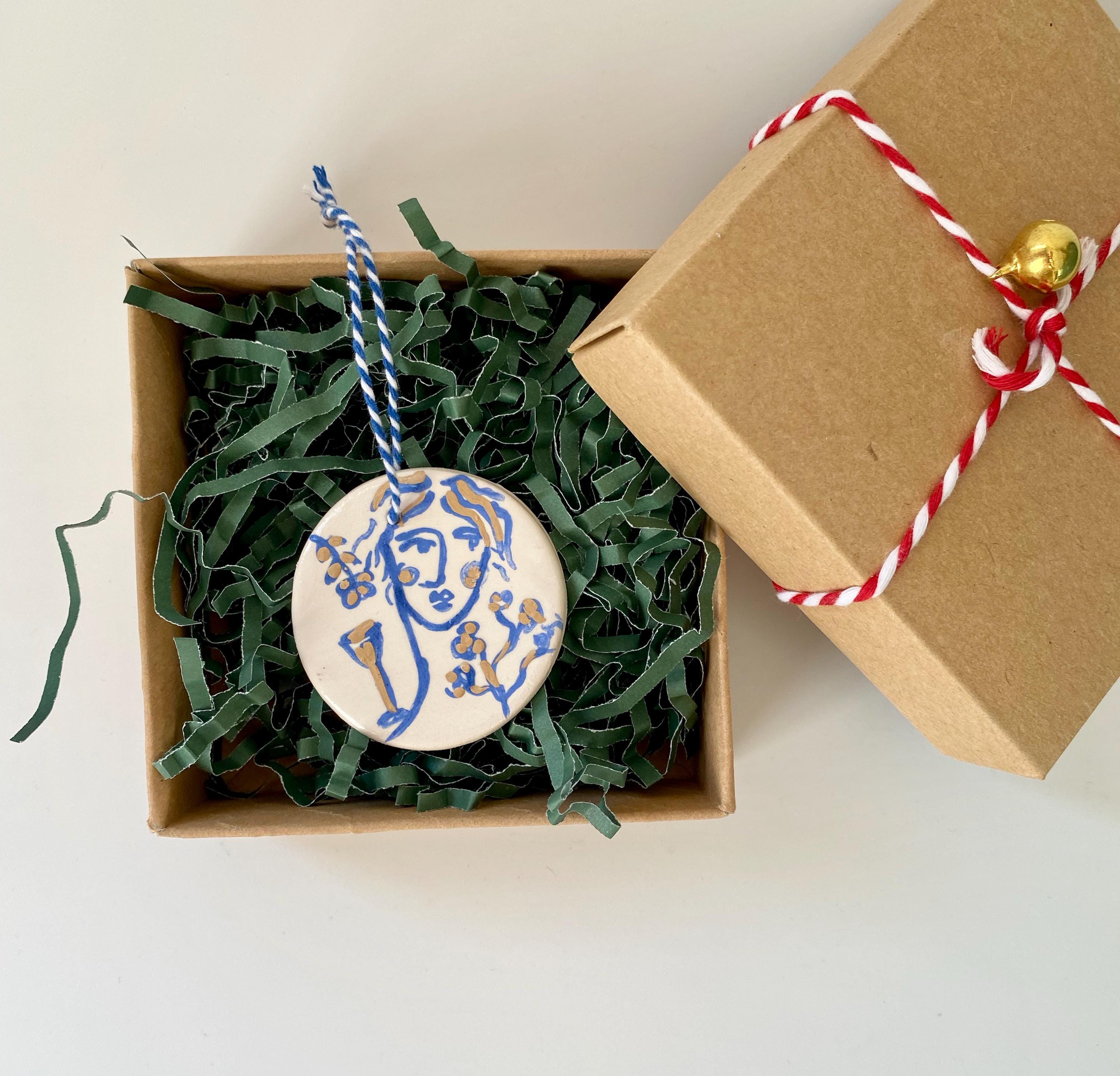 Ceramic mythological Ornament-Handmade Pottery Christmas Decoration-Christmas tree mythological ornament gift-zoom-5