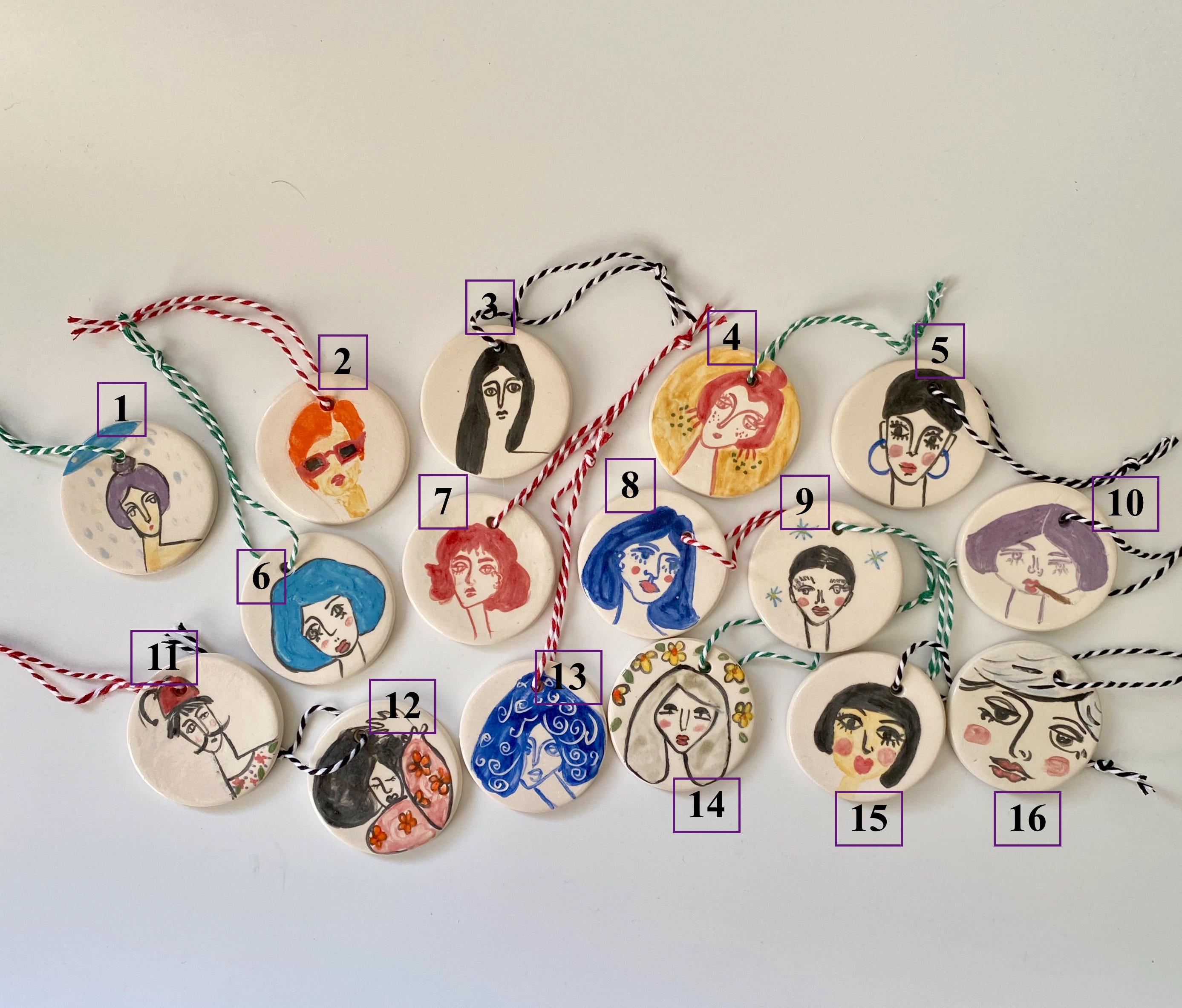 woman ornaments feminist ornaments