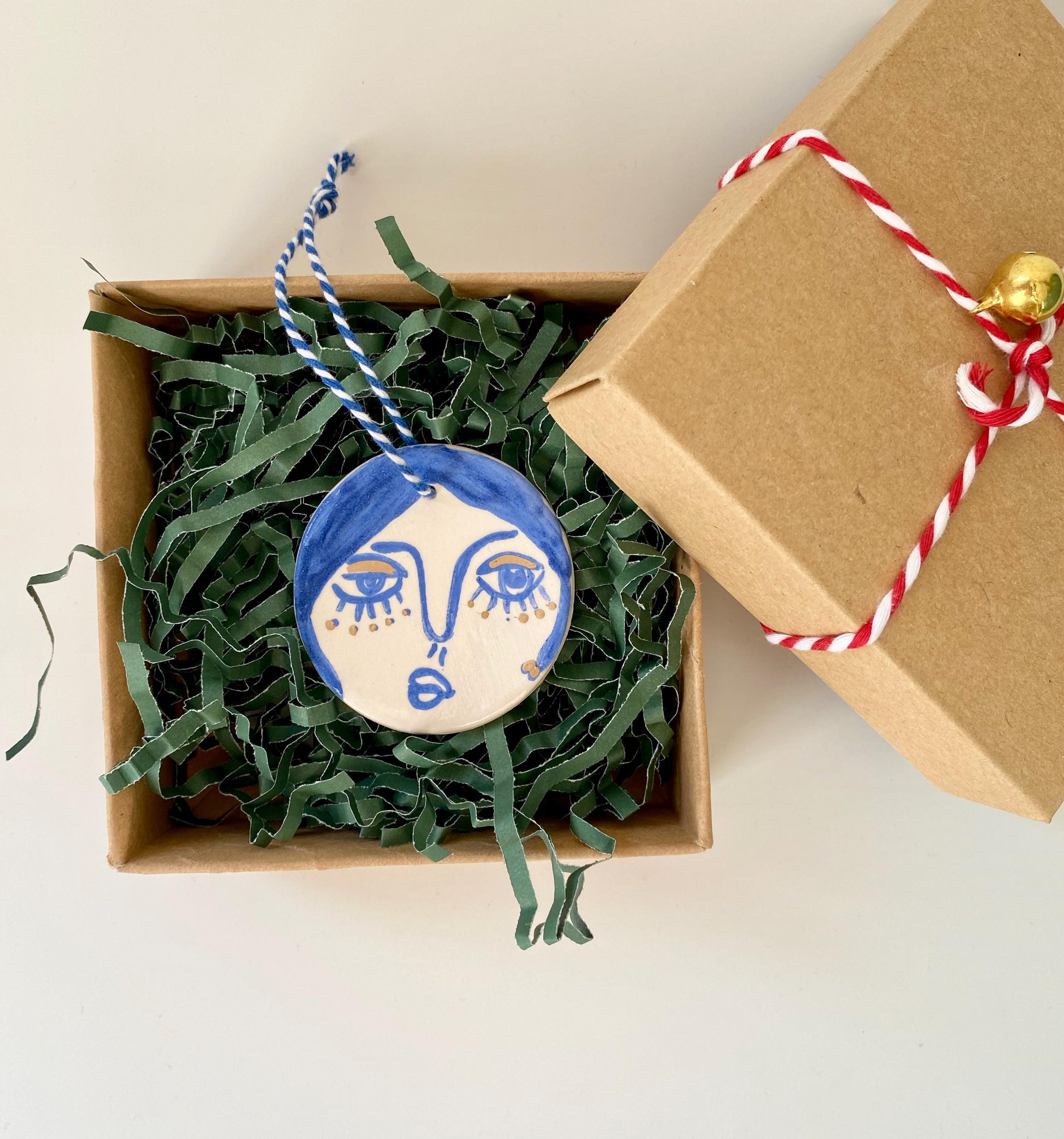 Ceramic mythological Ornament-Handmade Pottery Christmas Decoration-Christmas tree mythological ornament gift-7