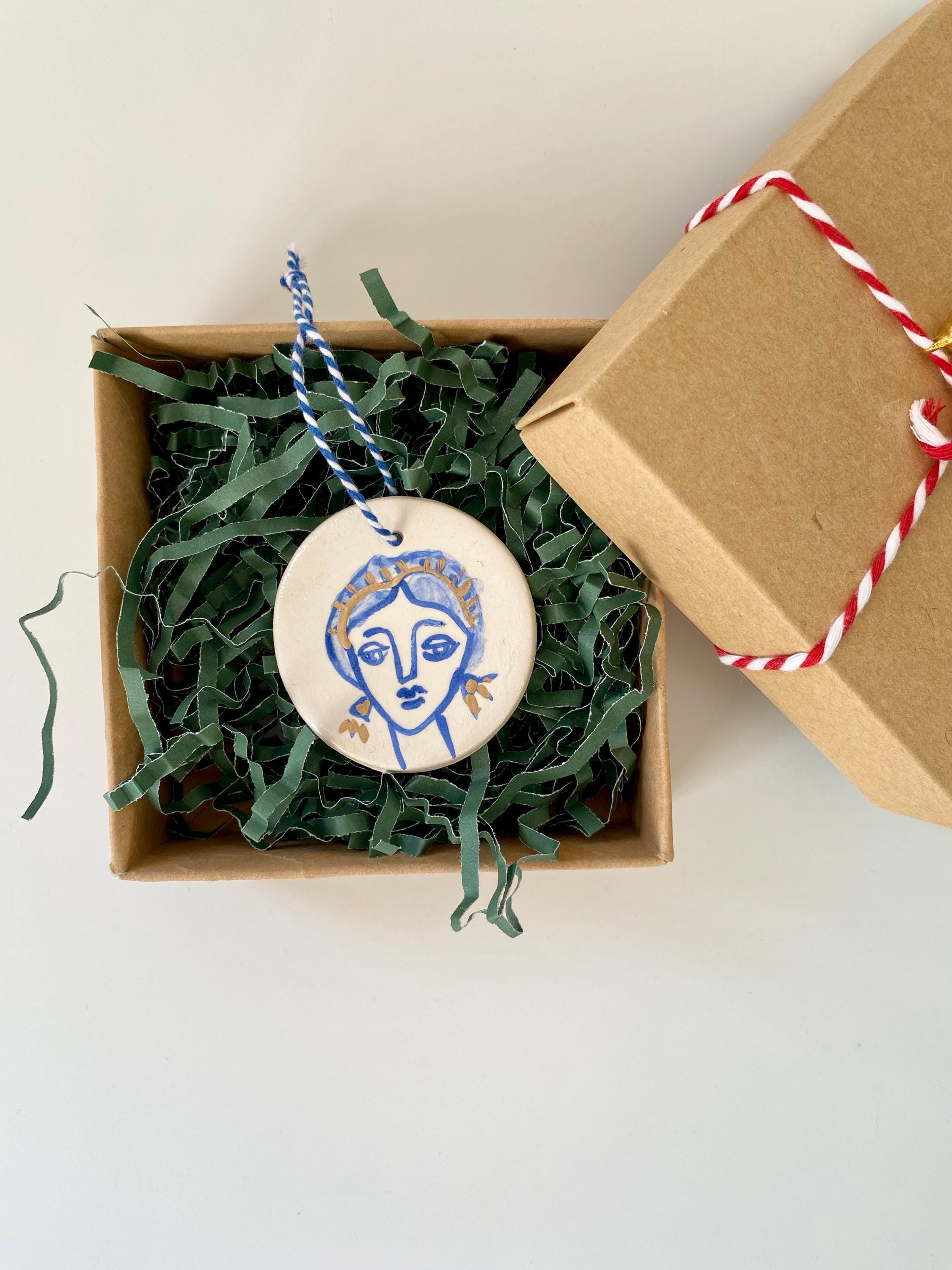Ceramic mythological Ornament-Handmade Pottery Christmas Decoration-Christmas tree mythological ornament gift-zoom-5