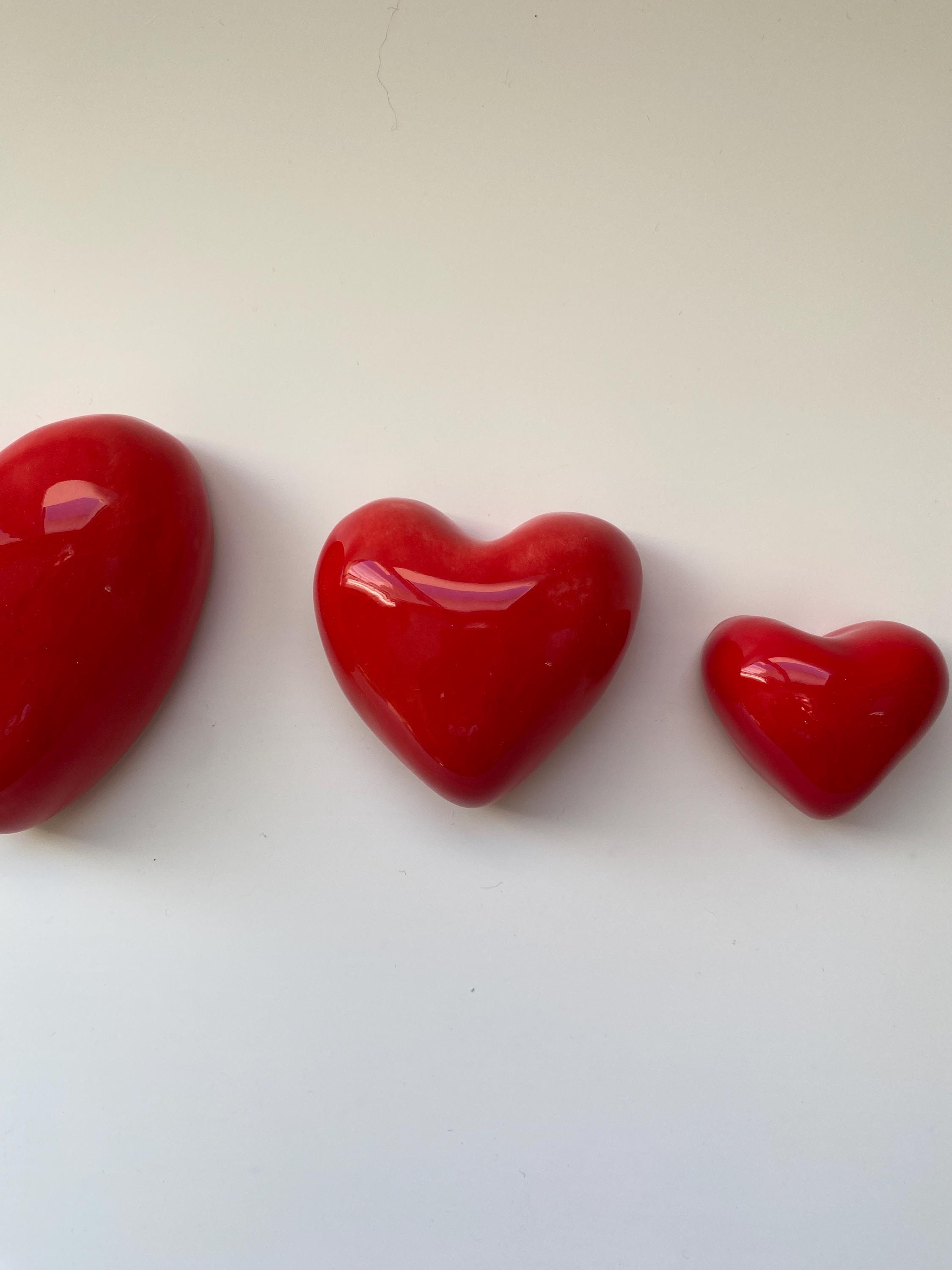 Handmade Ceramic Bubble Heart Decor – Custom Color Playful Shelf Accent-zoom-6