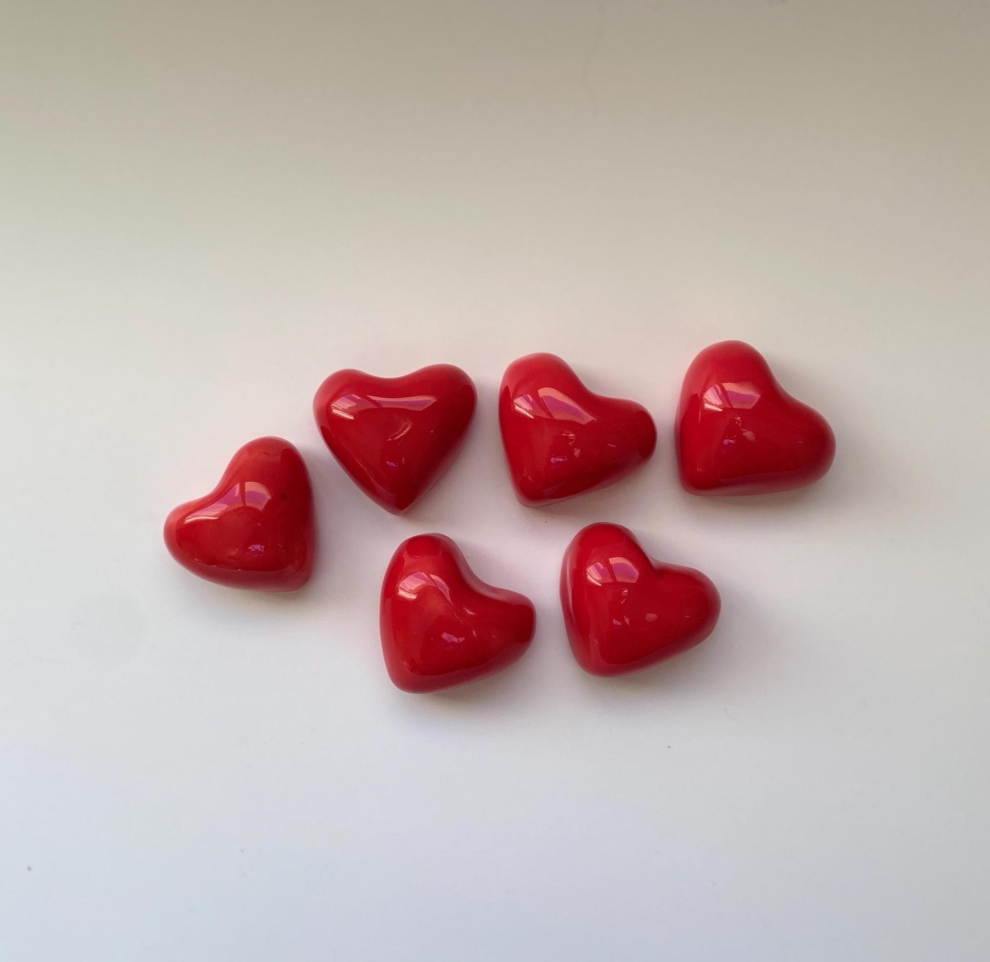 Handmade Ceramic Bubble Heart Decor – Custom Color Playful Shelf Accent-zoom-7