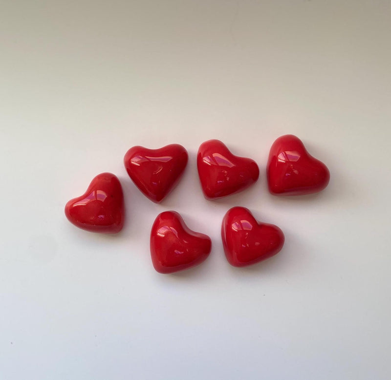 Handmade Ceramic Bubble Heart Decor – Custom Color Playful Shelf Accent-zoom-