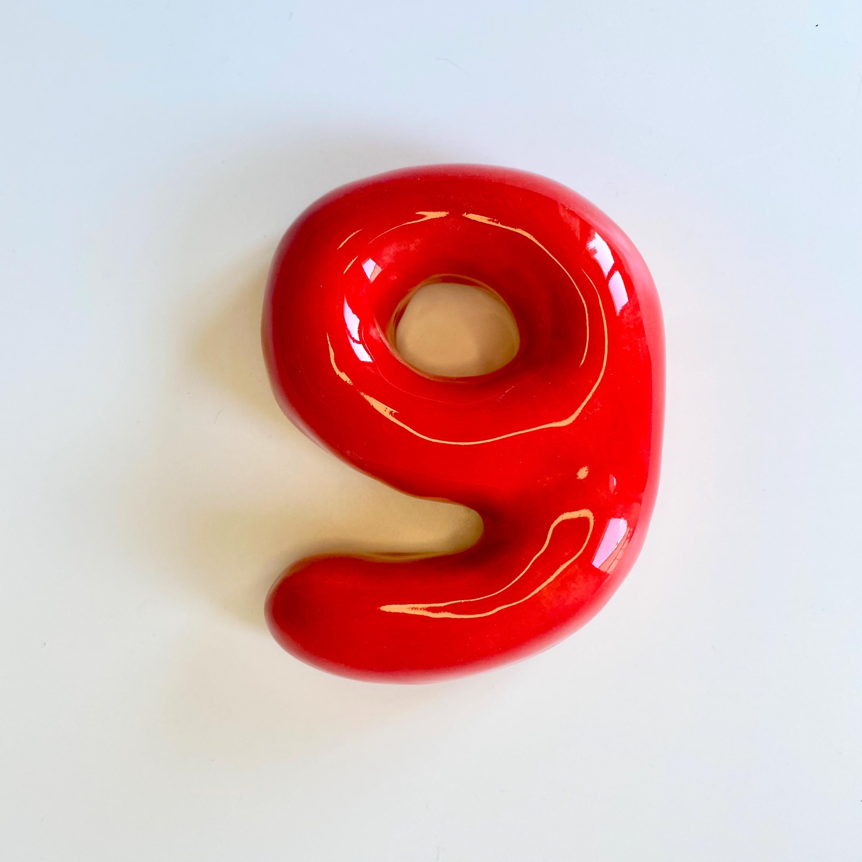 Ceramic Bubble Numbers-Ceramic Numbers - Personalized Ceramic SOFT Colorful Number--zoom-1