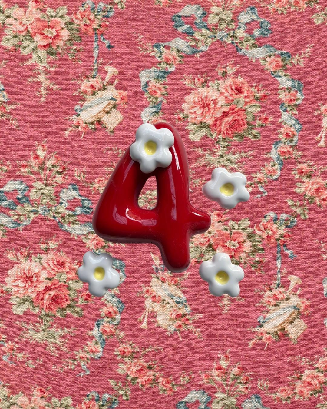 Handmade Ceramic Bubble Number: Colorful Stoneware Clay Wall Decor-7